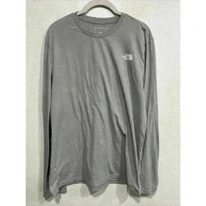 The North Face Shirt Men Medium Gray Long Sleeve Crew Neck  Hike Camp
